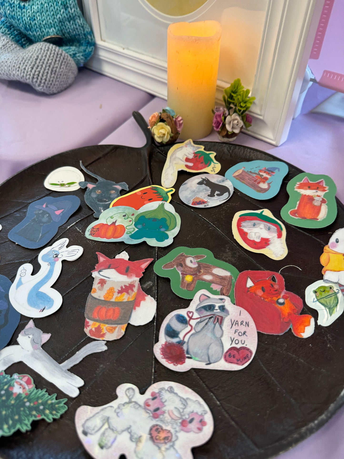 Tora Attacking Strawberry Sticker