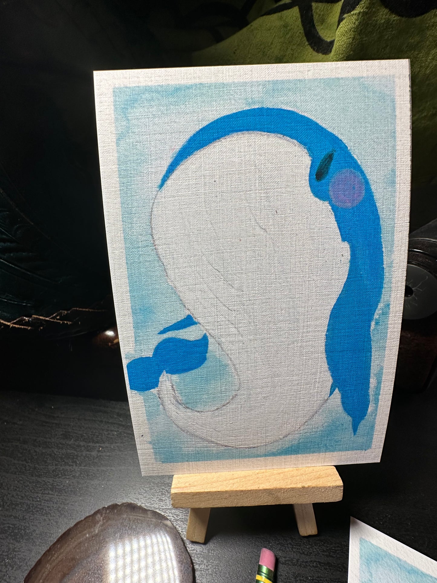 Whale. Ethereal Singer Print