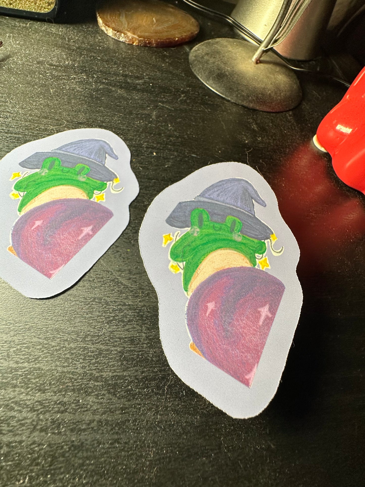 Spellcasting Frog Sticker