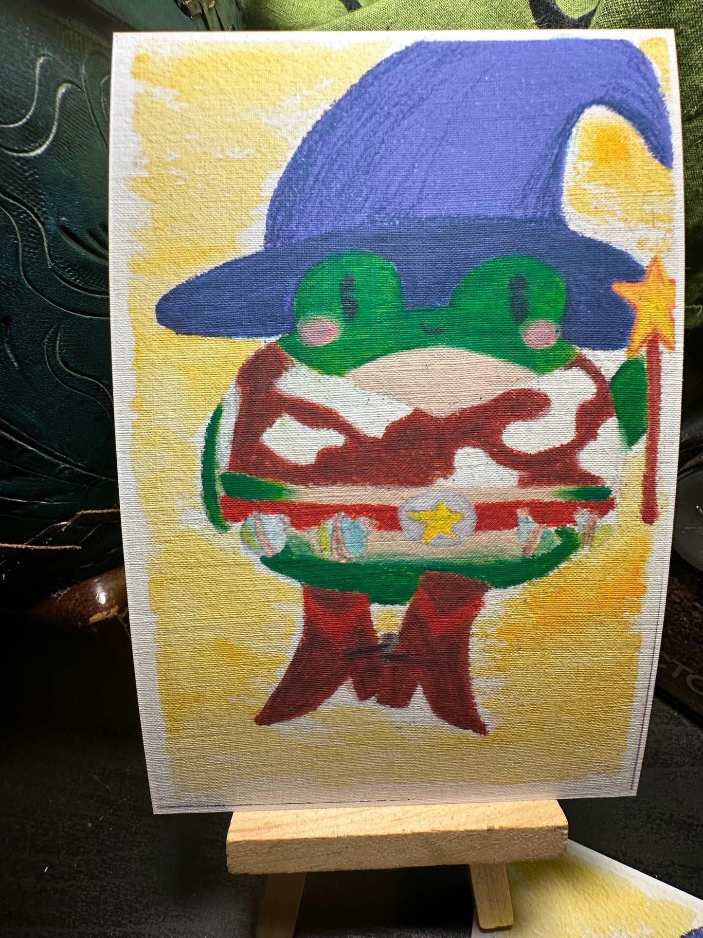 Cowboy Witchy Frog Print