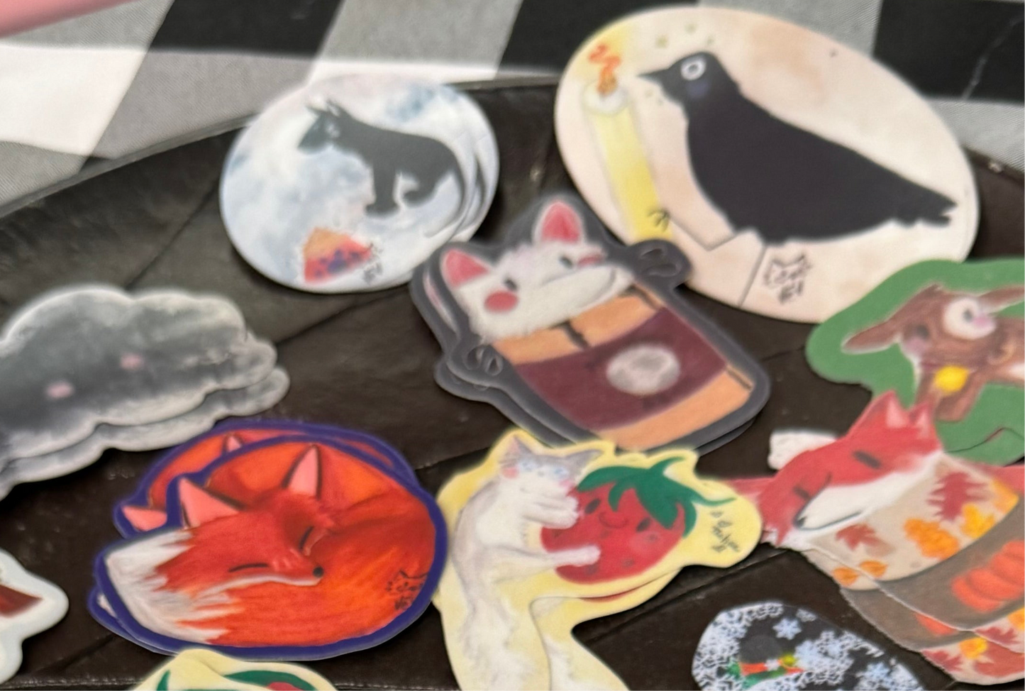 Raven & Candle Sticker