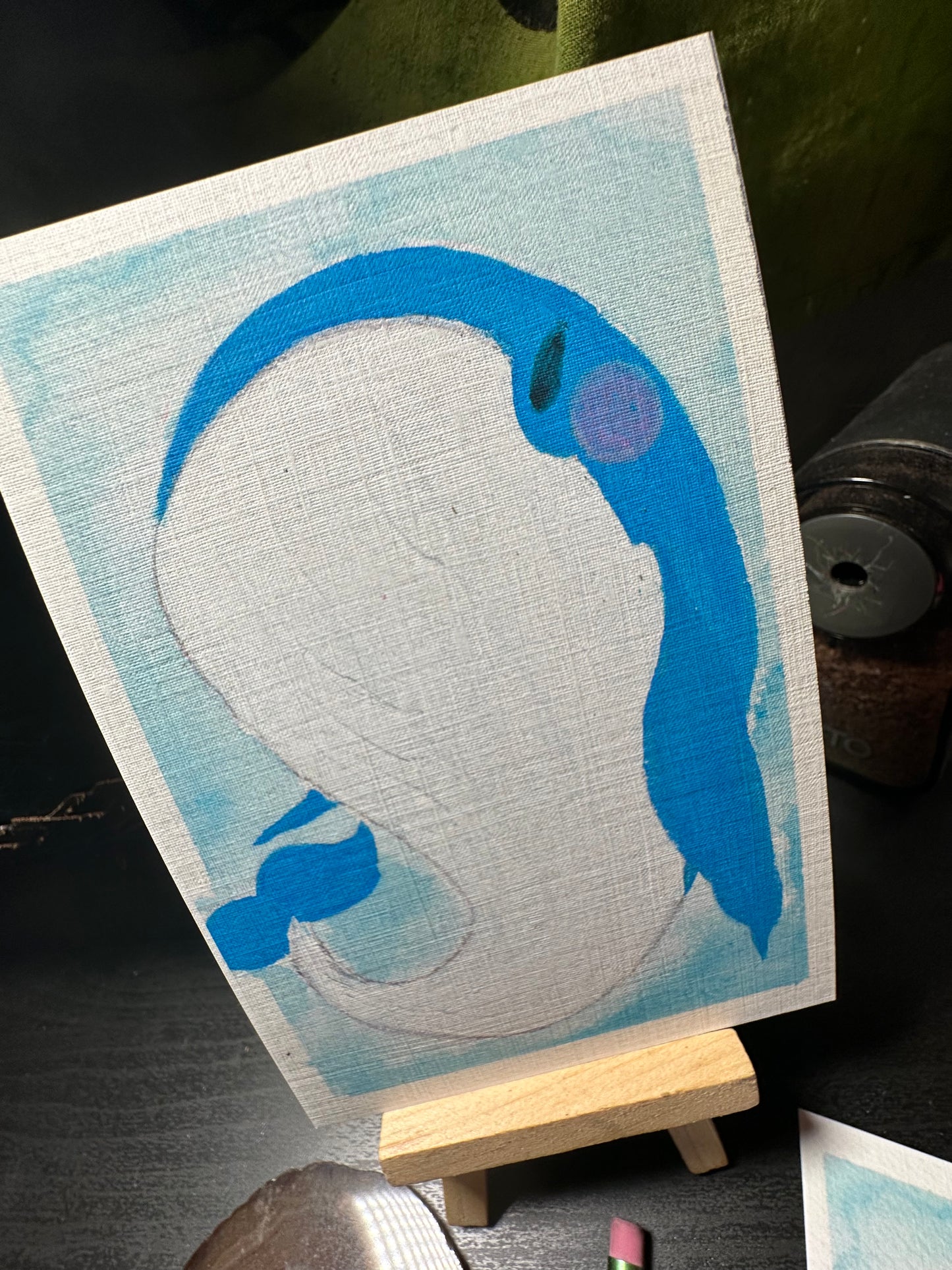 Whale. Ethereal Singer Print