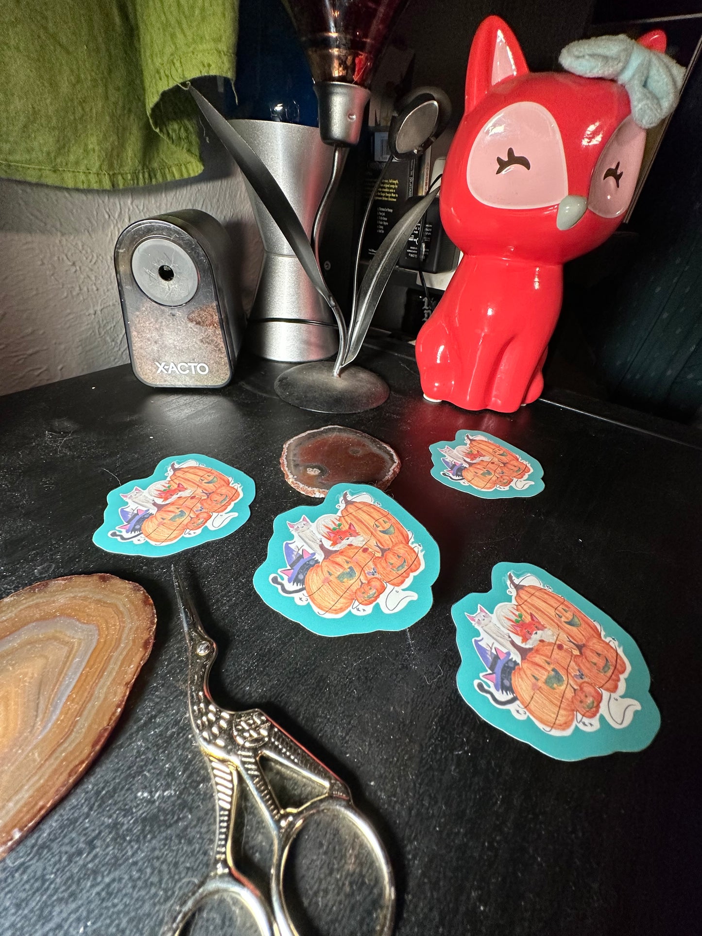 Pumpkin Gathering Sticker