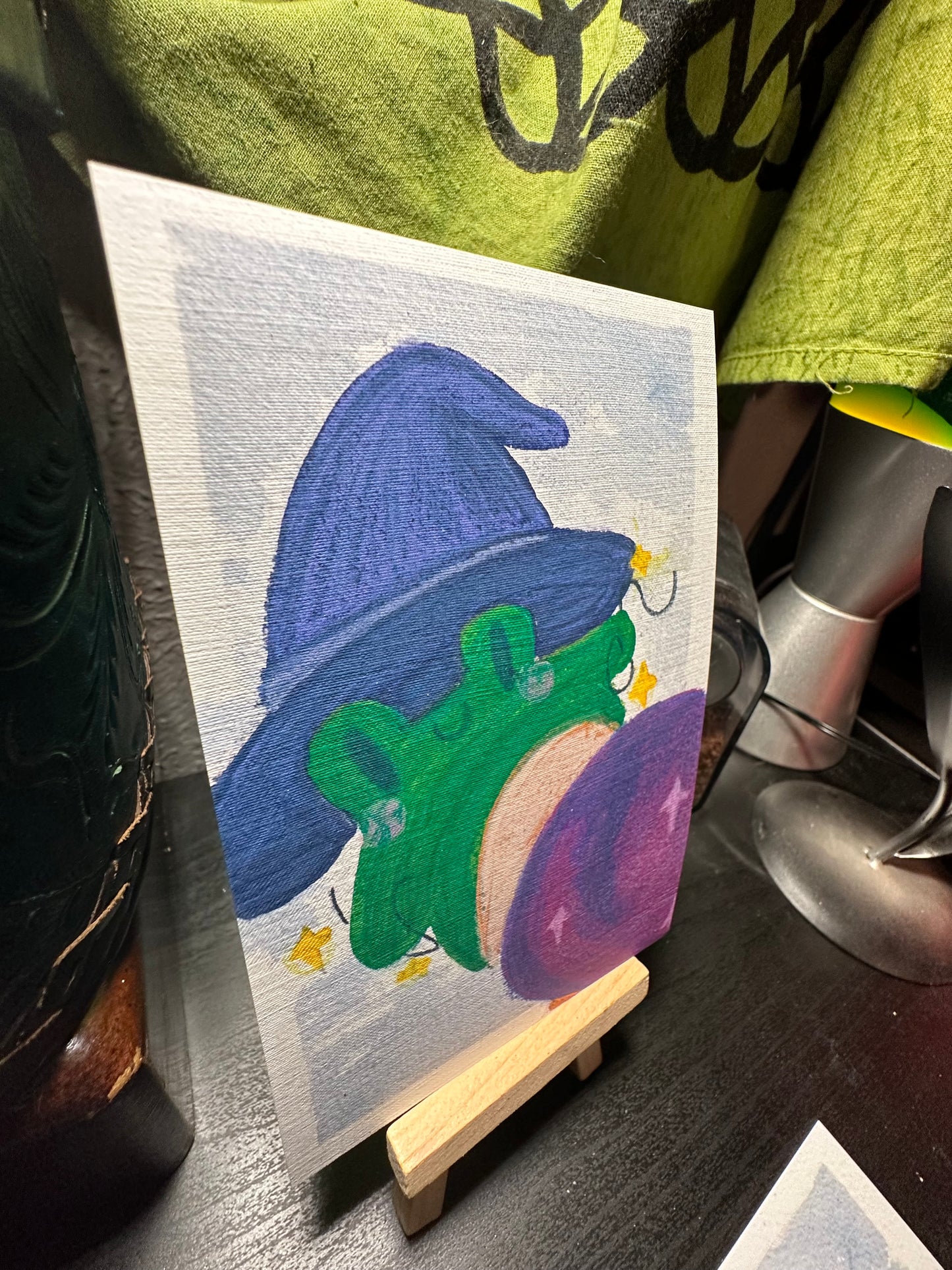 Spellcasting Frog Print