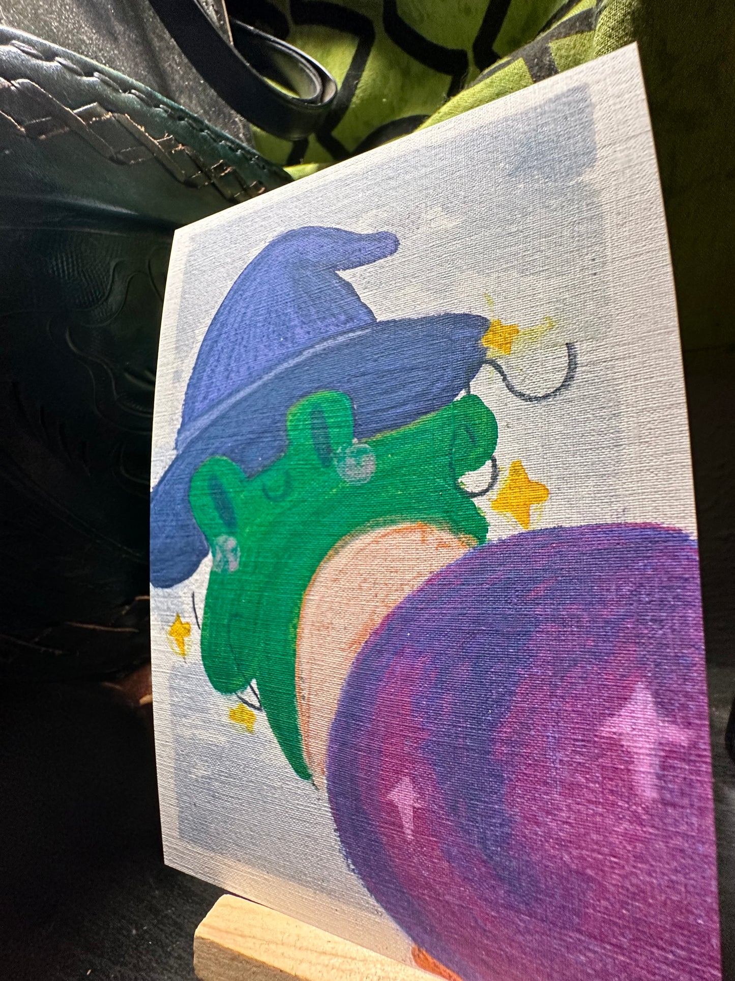 Spellcasting Frog Print
