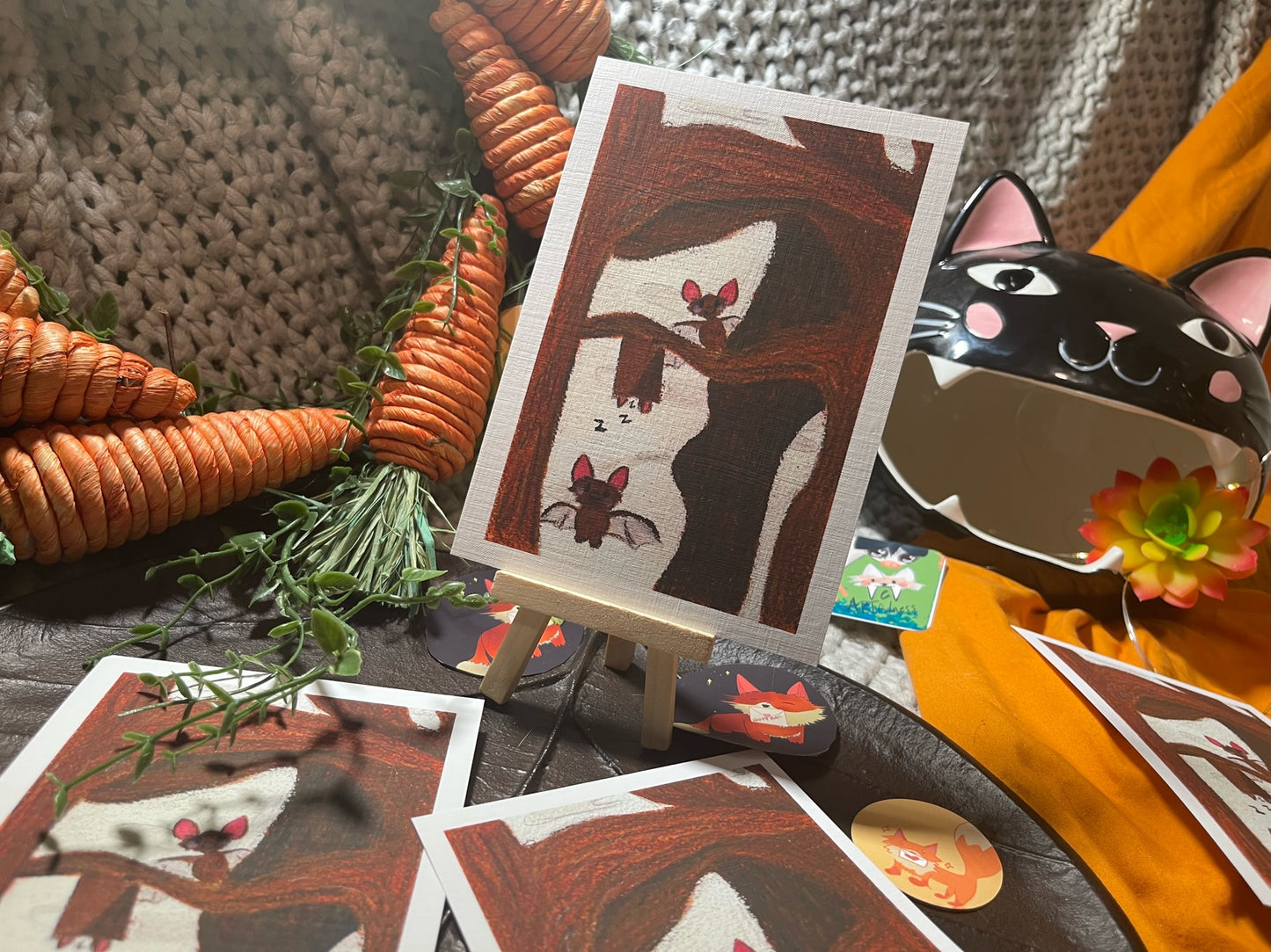Bat Friends Print