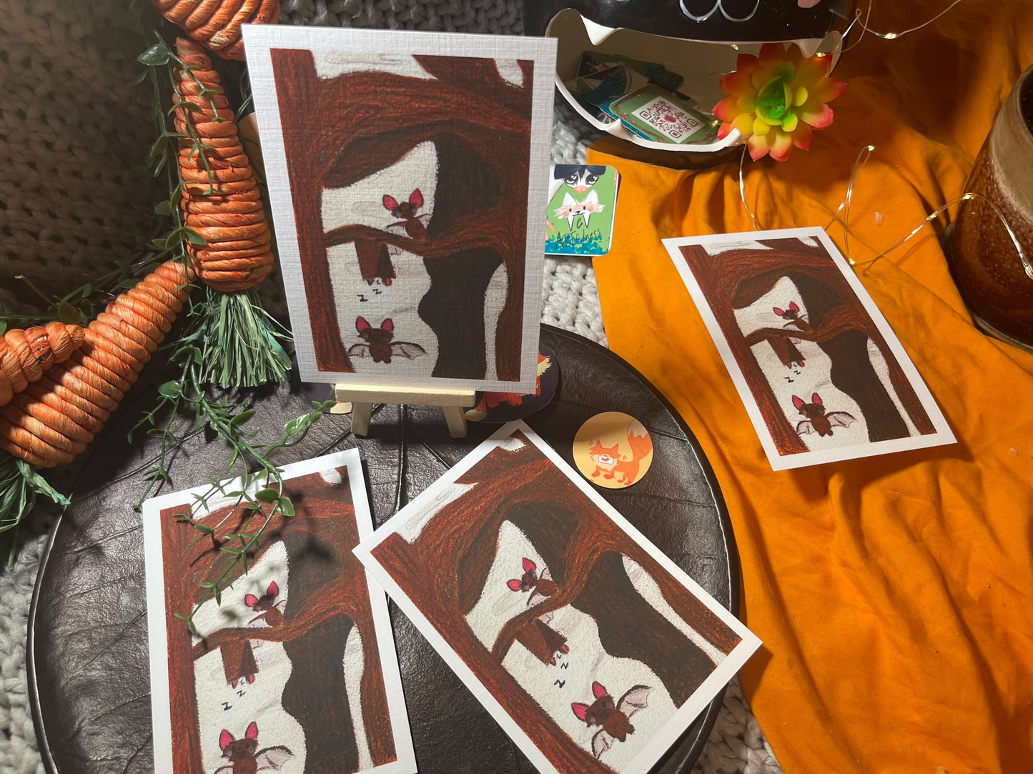 Bat Friends Print