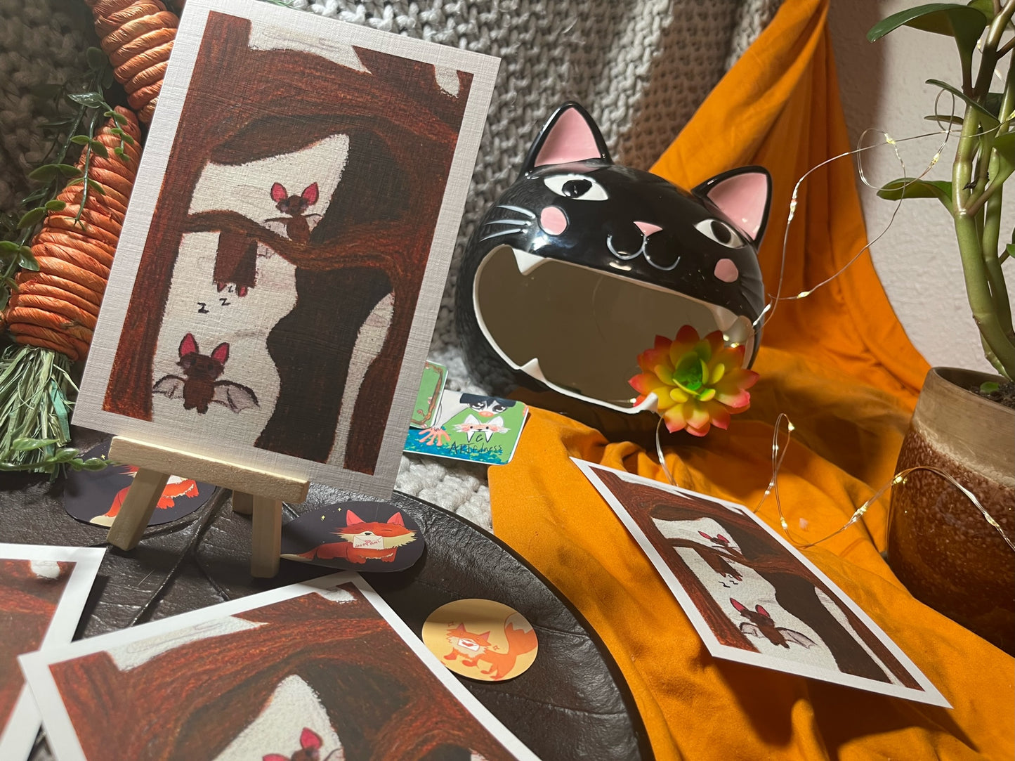 Bat Friends Print