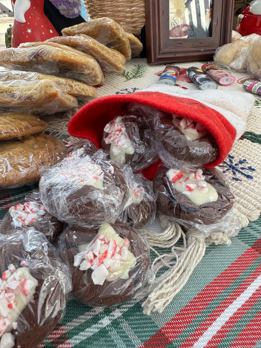 🎄✨Peppermint Bark Cookies🍪🍪