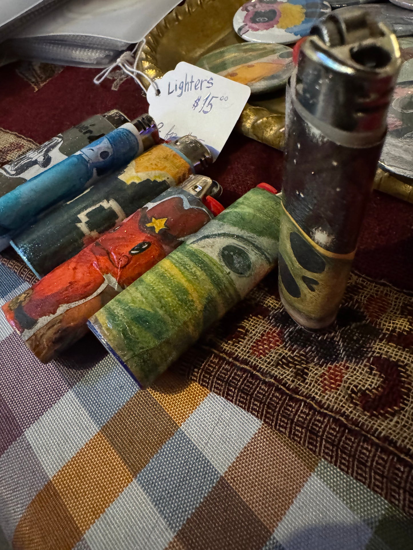 🔮🪬Witchy Collaged Lighters✨🕯️