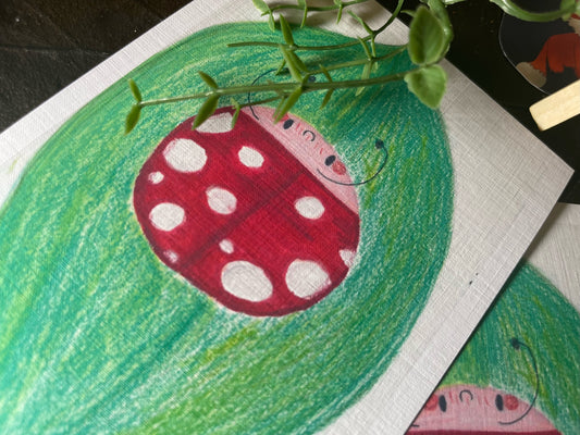 Spring Ladybug Print