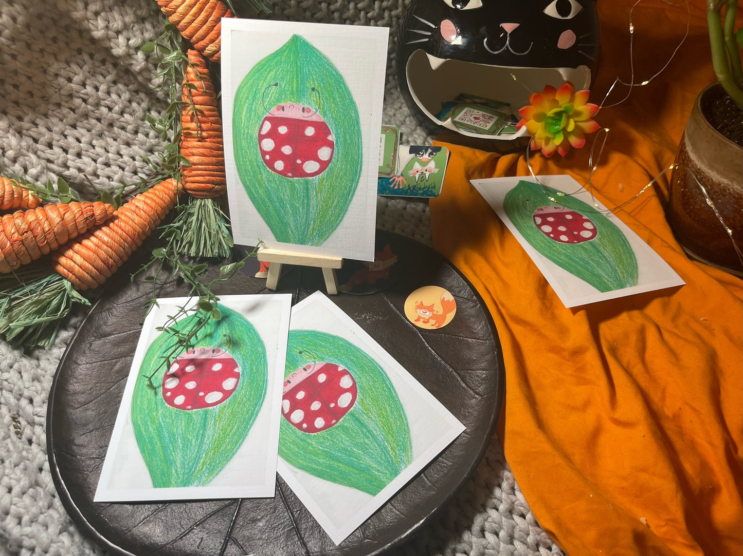 Spring Ladybug Print