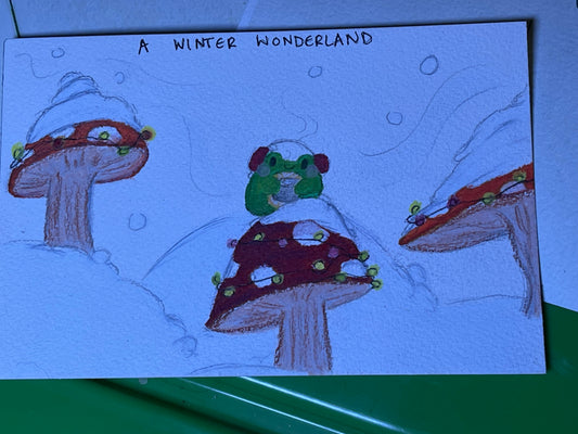 A Winter Wonderland Postcard